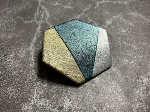 Metallic hexagon — foto 3