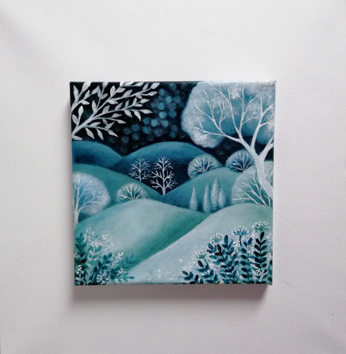 Zimní (20x20 cm) — foto 3