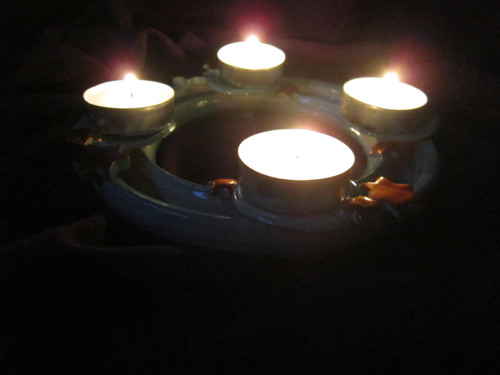 Zelenobronzový advent (adventní věnec) — foto 5