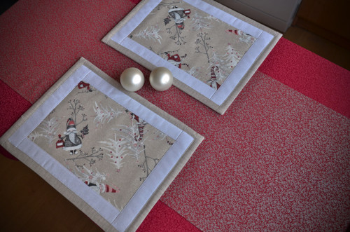 Prostírání - Love by Christmas - Bílé — foto 4