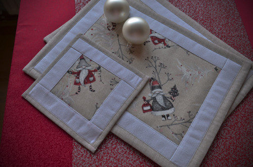 Prostírání - Love by Christmas - Bílé — foto 5