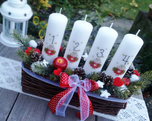Adventní košík "Andílci" — foto 3