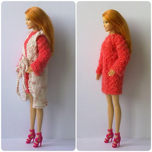 Oblečky pro Barbie - šaty, vesta — foto 4