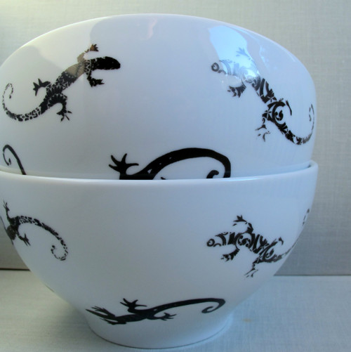 Porcelánová miska kočková — foto 2