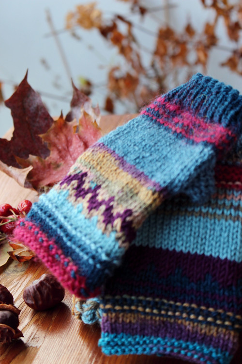 Set nákrčník + rukavičky "Polární den" — foto 5