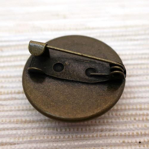 Buttonková brož Ptáček 22 mm *na objednávku — foto 4