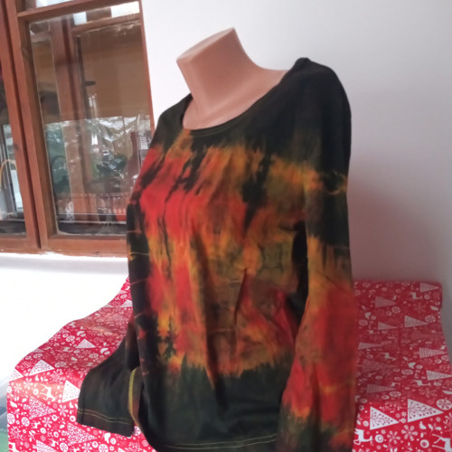 Triko batikované dámské XL — foto 2