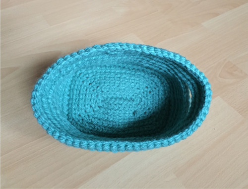 Háčkovaný košík — foto 3