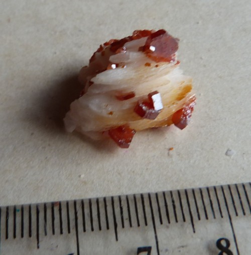Baryt, vanadinit - 1,9 cm — foto 2