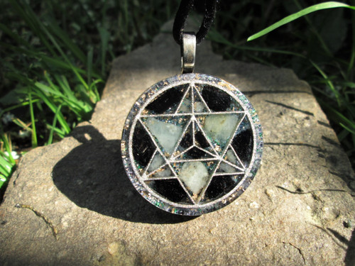 Org. šperk ,, Merkaba Bílé Magie " — foto 2