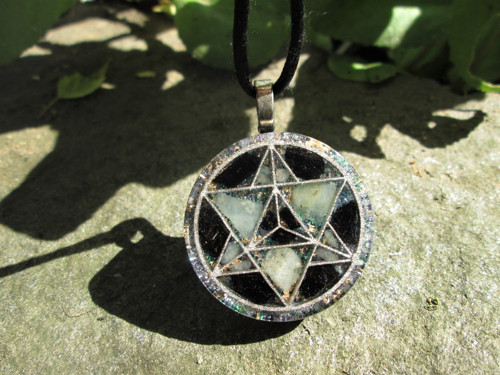 Org. šperk ,, Merkaba Bílé Magie " — foto 3