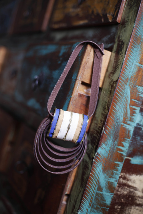 Zipper necklace - Tunnel — foto 4