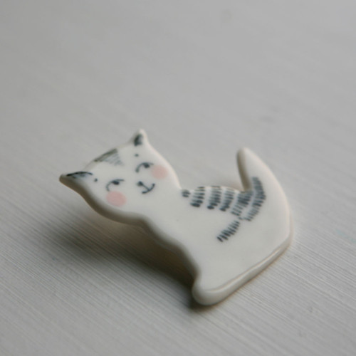 Velká kočka porcelán — foto 2