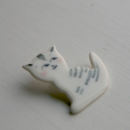 Velká kočka porcelán — foto 2