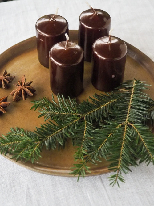 Adventní talíř hnědý — foto 4