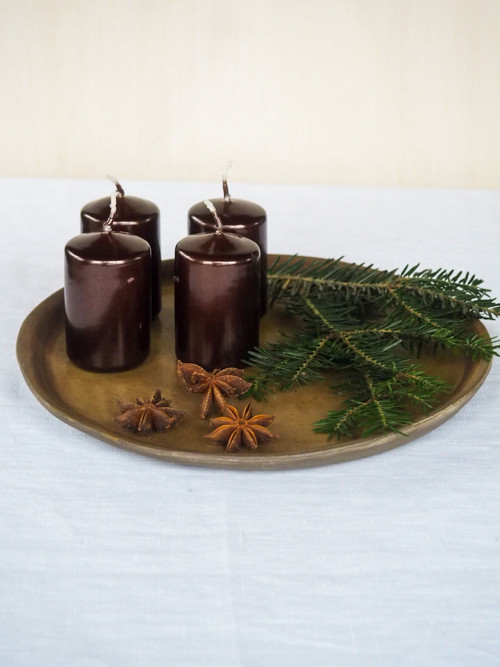 Adventní talíř hnědý — foto 5