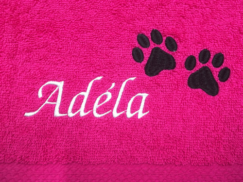 Osuška s výšivkou 2 tlapky — foto 3