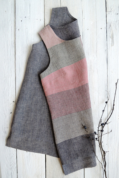 ERIN top len - graphite / růžová — foto 4