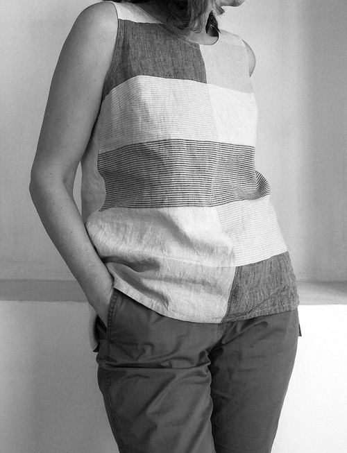 ERIN top len - graphite / růžová — foto 6