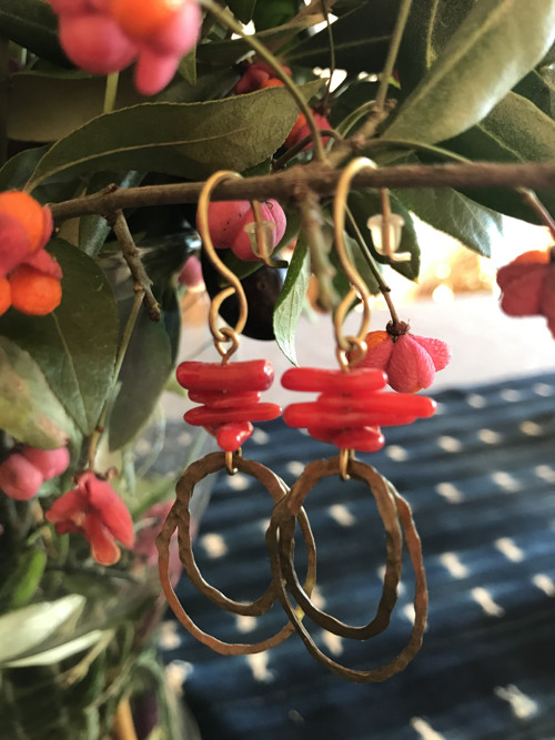 Etnické náušnice "Tulum II" — foto 4