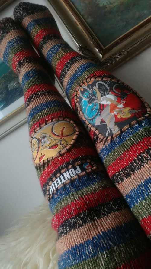 Nadkolenky ve stylu retro. — foto 2
