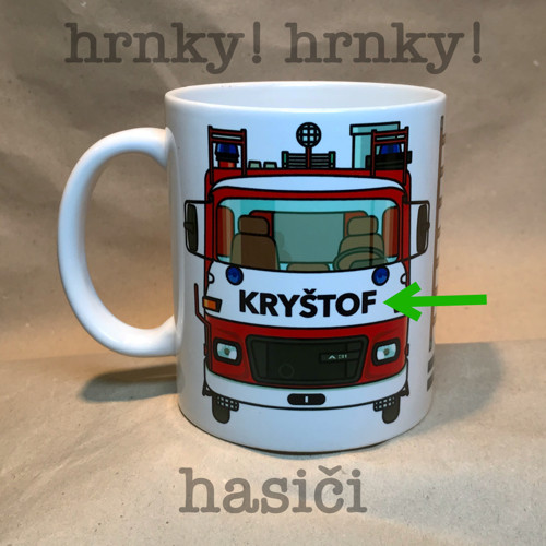 Hasičský hrnek se jménem — foto 4