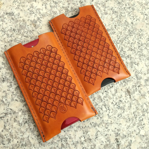 Kožený obal na iPhone 7 saddle tan 403 — foto 4