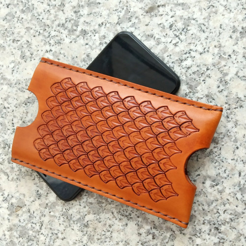 Kožený obal na iPhone 7 saddle tan 403 — foto 3