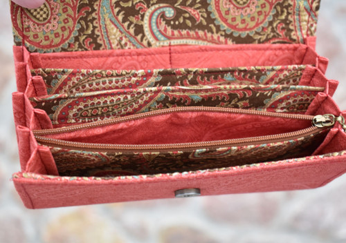 Peněženka - Paisley v čokoládě — foto 5