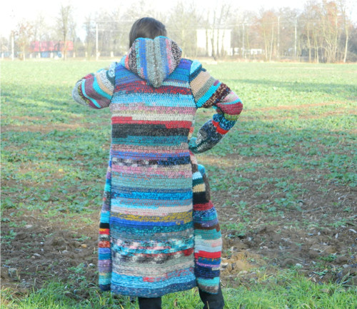 Oboustranný dlouhý kabát — foto 2
