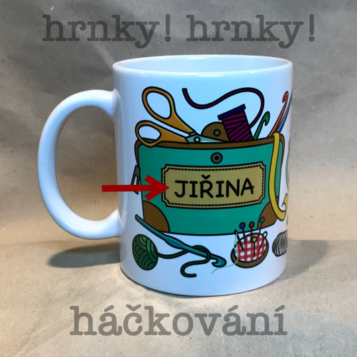 Háčkovací hrnek se jménem — foto 4
