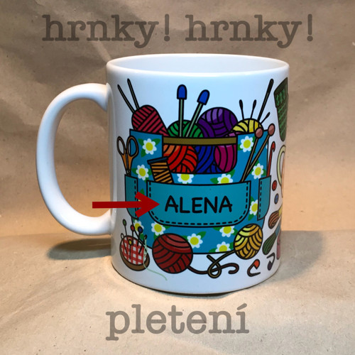 Pletací hrnek se jménem — foto 4