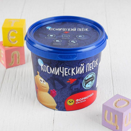 Space sand blue, 1 kg — foto 2