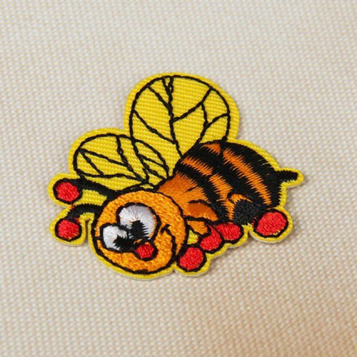 10 ks, termoaplikace "Bee", 4 × 3,5 cm — foto 2