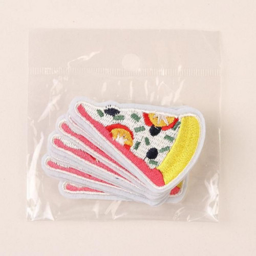 10 ks, samolepka "Pizza", 6 × 4 cm — foto 3