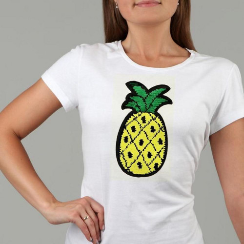 Oboustranný patchwork "Pineapple", s flitry, 22,5 — foto 5