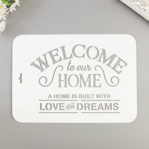 Šablona "WELCOME" 22х31 см — foto 2