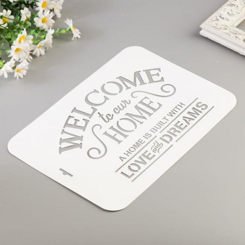 Šablona "WELCOME" 22х31 см — foto 3