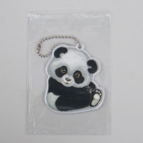 3 ks, reflexní "Panda", 7 × 6 cm, bílá / černá — foto 5
