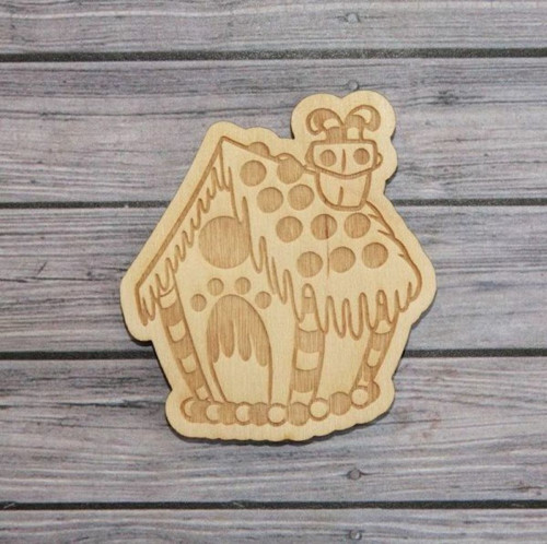 Dřevěný chipboard pro scrapbooking, velká — foto 2