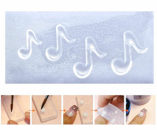 Silikonová formička pro modeláž nehtů - Nail art, — foto 2