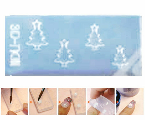 Silikonová formička pro modeláž nehtů - Nail art, — foto 2