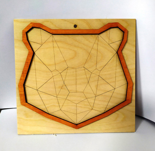 Medvěd puzzle - béžový — foto 2