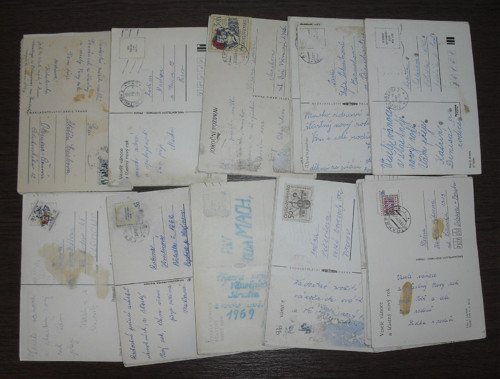 50x POHLEDNICE, motiv Vánoce, prošlé poštou — foto 2