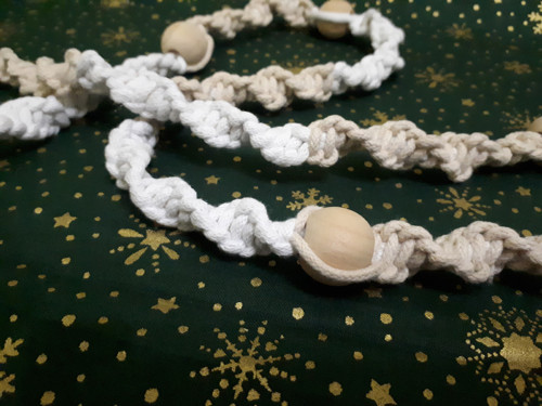 Vánoční macramé řetěz — foto 3
