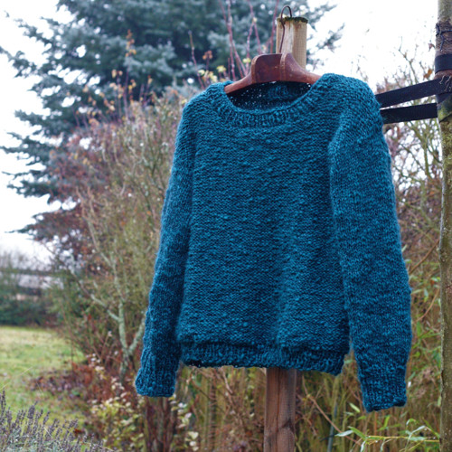 Nápadité kouzlo - petrolejový pullover — foto 2