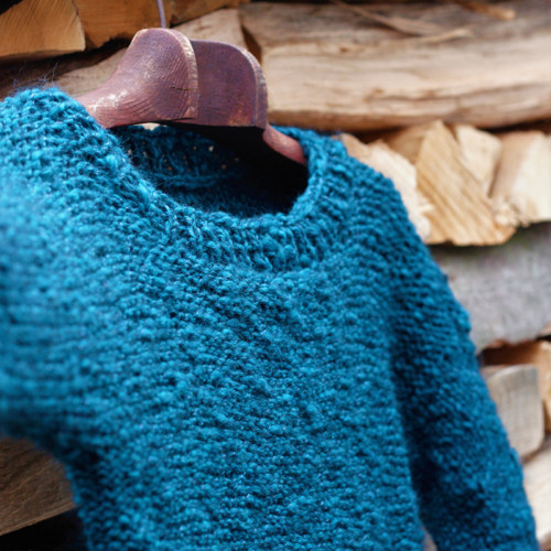 Nápadité kouzlo - petrolejový pullover — foto 4