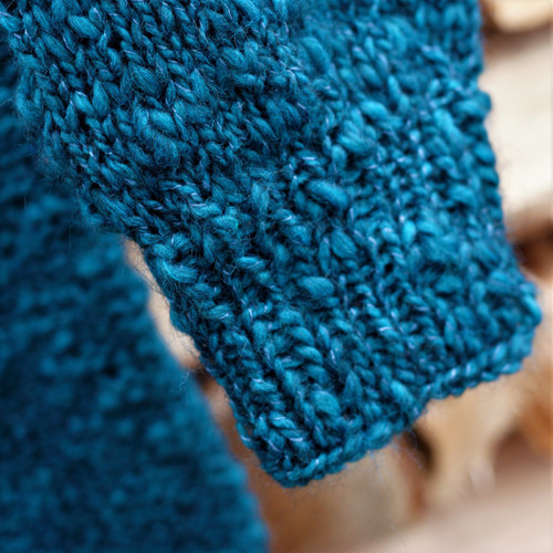 Nápadité kouzlo - petrolejový pullover — foto 5