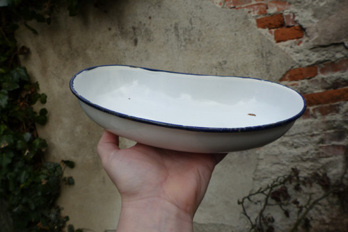 Smaltovaná miska, ledvinka — foto 3