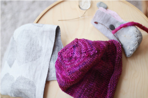 Magenta / čepice / merino — foto 2